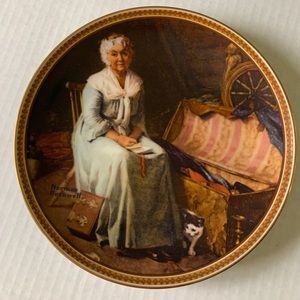 🦋 Vintage Norman Rockwell Plate